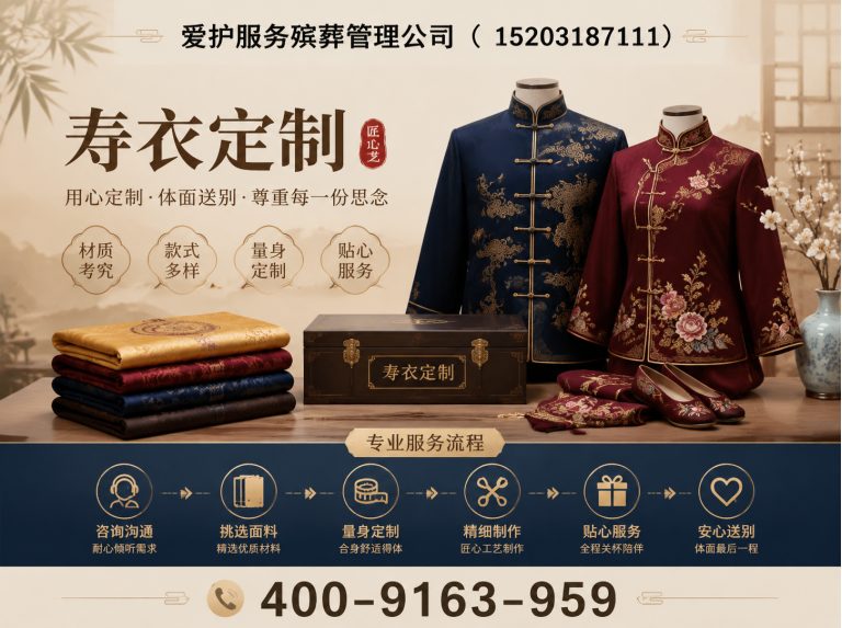 上海寿衣定制展示图